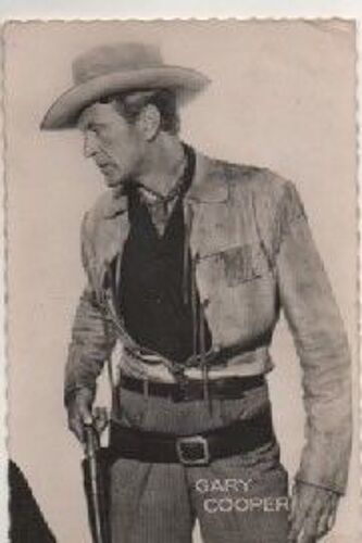 Carte Postale Theme Personnages De Cinema N° 420 Gary Cooper Editions Warner Bross - Copyright 1953