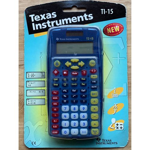 Calculatrice Texas TI 15 - fractions et outil de formation arithmétique à 2 lignes