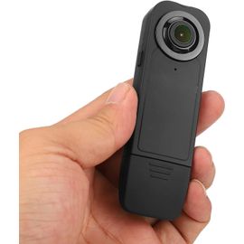 Mini Caméra Corporelle avec Sauvegarde Automatique,HD 1920x1080P,6 Heures D'autonomie,Caméra à Clip Arrière pour L'application de la Loi,Prend en 256 Go