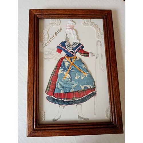 Cadre 21 X 31 cm l'orleanaise en tissu