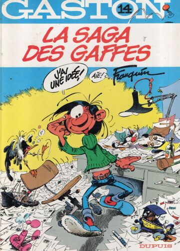 Franquin "Gaston N° 14 : La Saga Des Gaffes" Bd Album - Dupuis - 1982 - Premier Tirage
