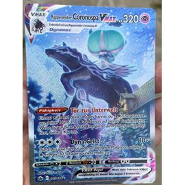 Carte Pokémon Rare Sylveroy Cavalier D¿Effroi Vmax Full Art 205/198