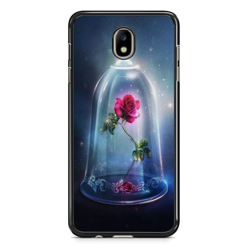 Coque De Téléphone Pour Samsung Galaxy J5 2017 ( J530 ) La Belle Et La Bete Disney Dessin Animé Rose Eternelle Ref 2847