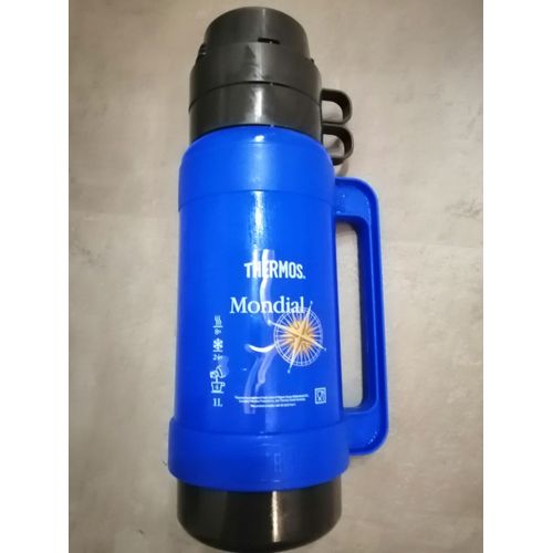 Thermos Bleu Et Noir