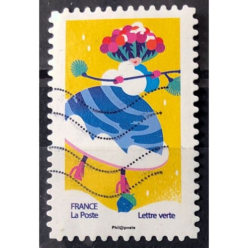 Voeux 2020 - Mon Spectaculaire - Houx (Danseuse) (Très Joli N° 1930) Obl - France Année 2020 - Brn83 - N33587