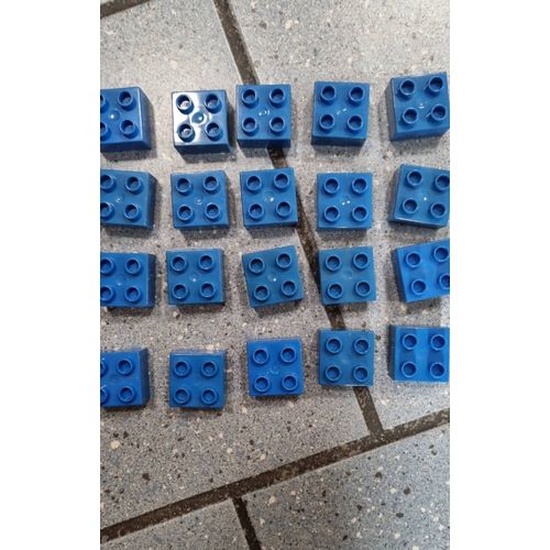 Vends lot 20 Duplo carré bleu