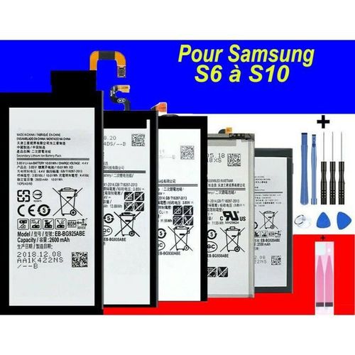 Batterie Pour Samsung Galaxy S6 100% Neuve+ Kit Outils+ Adhesif