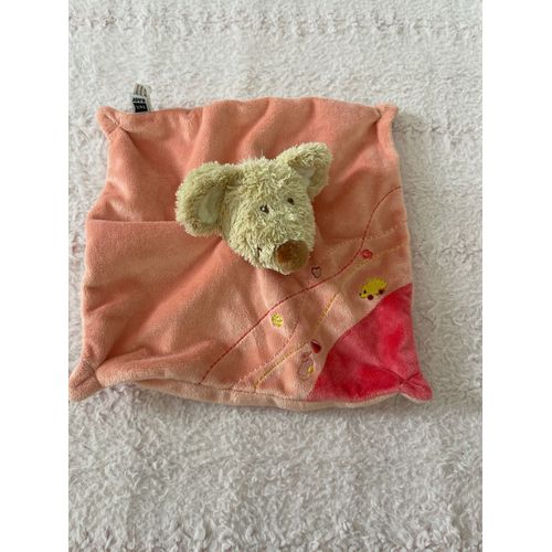 Doudou souris tex orange