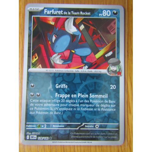 Farfuret De La Team Rocket - Reverse - 128/182 - Rivalites Destinees