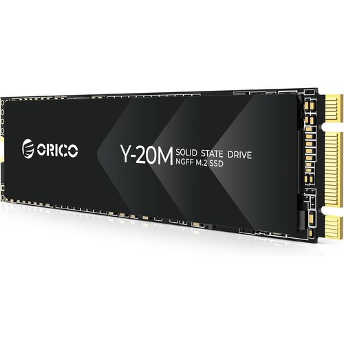 MDY-256Go M.2 2280 SATA SSD, SATA III 6Gbps M2 SSD avec Clé B+M, 500MB/s Disque Dur Interne pour Ordinateur de Bureau/Portable - Y20M