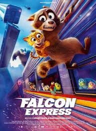 Falcon Express De Benoît Daffis Et Jean-Christian Tassy - Affiche Originale De Film Format 120 X 160 Cm