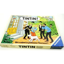 Jeu  De Société Tintin "Qui A Enlevé Le Professeur Tournesol?" Ravensburger 1987