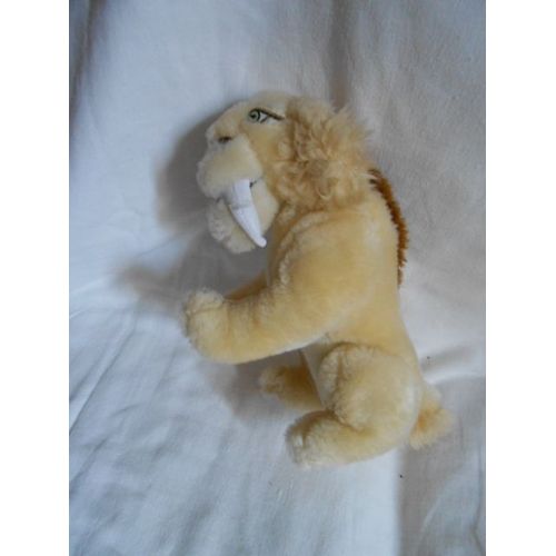 Peluche Diego L'âge De Glace Lion Tigre À Dents Defense 19cm Assis Disney Nictoy Simba Toys Dickie