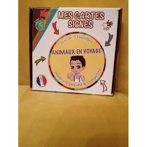 Mes Cartes Signes Landmains : Animaux En Voyage