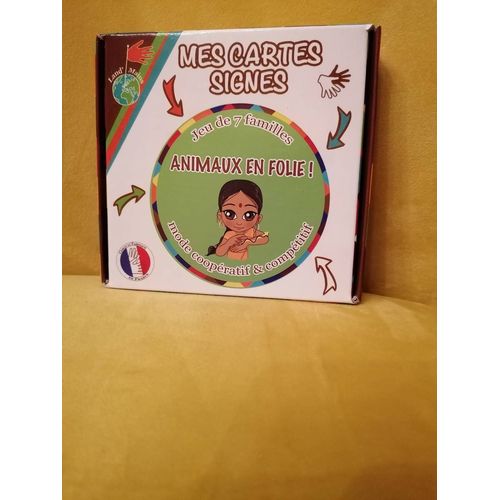 Mes Cartes Signes Landmains : Animaux En Folie !