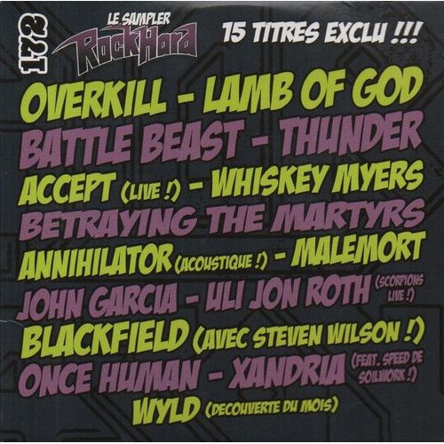 Le Sampler Rock Hard N° 172 _ (Cd Collector 15 Titres ; Pochette Cartonnée ; 2017)