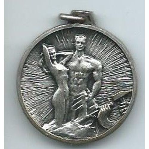 Médaille Sculpture Humaine (Artiste, Body Building, Art, Culture, Sport) - -