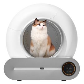 Bac À Litière Intelligent Pour Chat A2401, Grande Capacité De 65 L, Autonettoyant, Ultra Silencieux Et Adapté À Plusieurs Chats