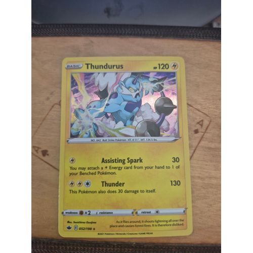 Carte Pokémon Thundurus 052/198 - Fulguris