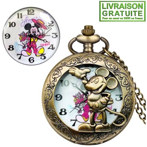 Montre Gousset Mickey Mouse (Réf 2)