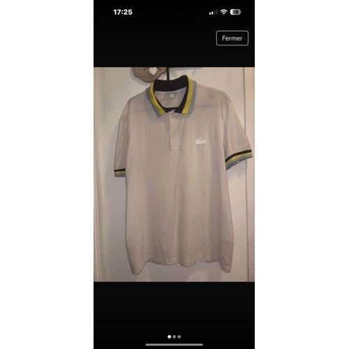 Polo Lacoste Blanc
