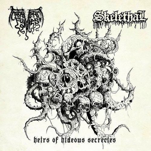 Cadaveric Fumes / Skelethal "Heirs Of Hideous Secrecies" Split Ep