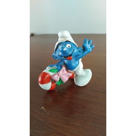 TRES RARE 51907 SCHTROUMPF SMURF schleich NOEL XMAS CANDY CONE SUCRE D'ORGE