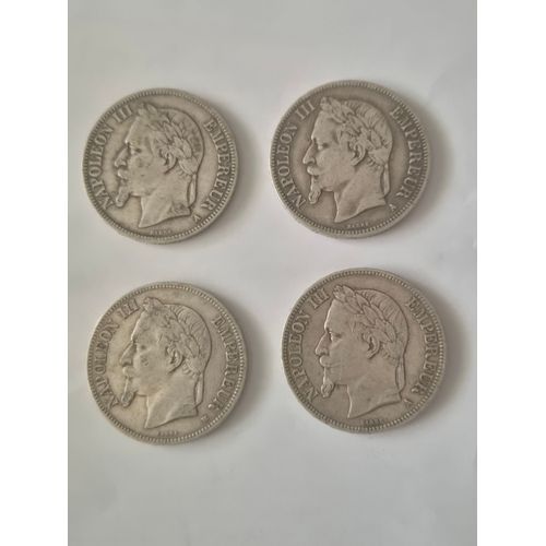 5 Francs Napoléon Iii En Argent.