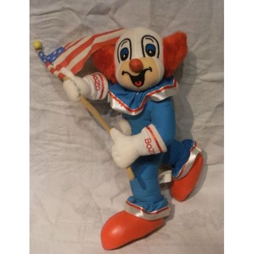 peluche - Bozo le clown - provenance etats unis -
