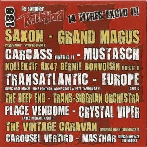 Le Sampler Rock Hard N° 138 _ (Cd Collector 14 Titres ; Pochette Cartonnée ; 2013)