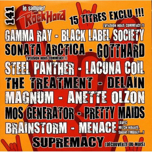 Le Sampler Rock Hard N° 141 _ (Cd Collector 15 Titres ; Pochette Cartonnée ; 2014)
