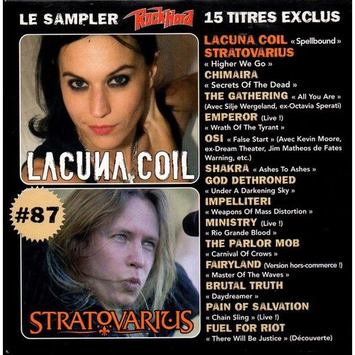 Le Sampler Rock Hard N° 87 _ (Cd Collector 15 Titres ; Pochette Cartonnée ; 2009)