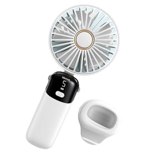 Les mini-ventilateurs portables, les ventilateurs portables pliables, les ventilateurs rechargeables USB sont un incontournable pour l¿été, blanc