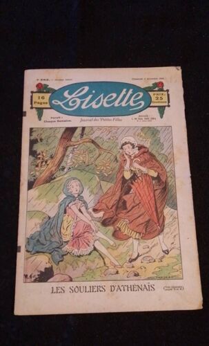 Revue Lisette Journal Des Petites Filles Numéro 282 Du Dimanche 5 Décembre 1926 : Les Souliers D'Athénaïs