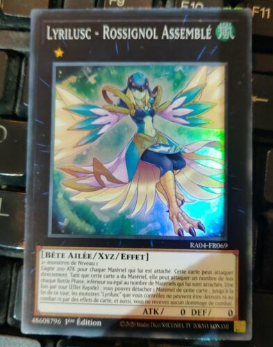 Yu Gi Oh Ra04 Fr069 Lyrilusc Rossignol Assemblé Super Rare