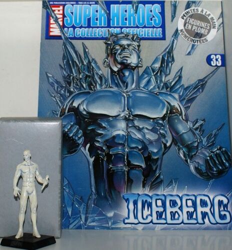 Figurine Marvel N 33 Iceberg Avec Son Fascicule