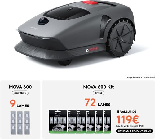 Kit tondeuse robot MOVA 600 Ultra