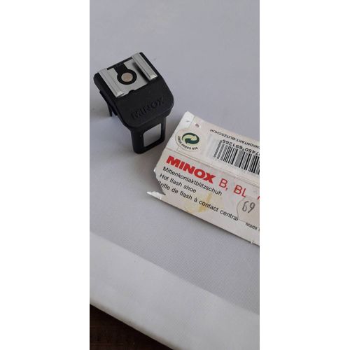 MINOX hot flash shoe /griffe de flash a contact central pour B BL C LX