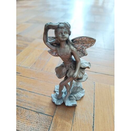 Fée Statuette En Métal Bibelot Déco Figurine