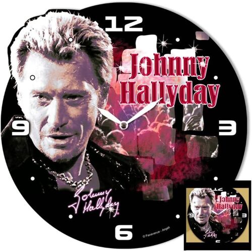 JOHNNY HALLYDAY - Pendule - Horloge Johnny