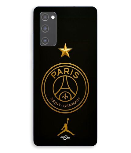Coque Pour Samsung Galaxy S20fe Psg Logo Jordan Doré Étoile Champion Maniacase