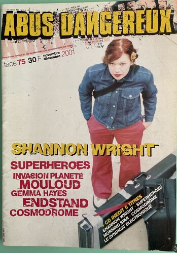 Abus Dangereux 75 (2001) Shannon Wright, Invasion Planete, Mouloud, Gemma Hayes, Endstand, Cosmodrome