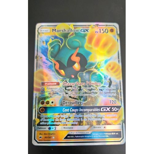 Carte Pokemon Basic 150 Marshadow Gx / Reverse Brillante