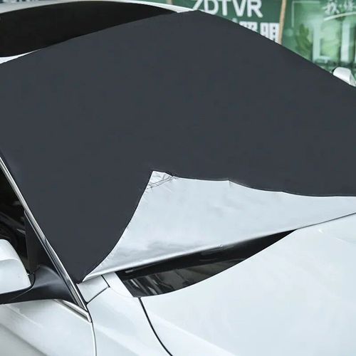 Pare-Brise Magnétique Universel Pour Voiture,Pare-Soleil Automatique,Couverture De Neige Et De Glace,Anti-Buée,Anti-Duplex,Pare-Soleil Avant - Type Black