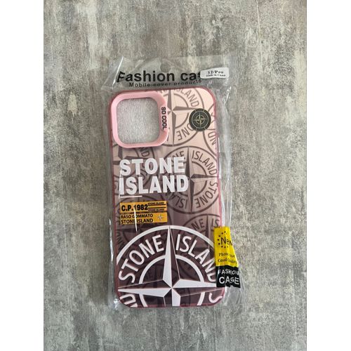Coque stone ISLAND pour iPhone 12 et 12 Pro couleur Rose 