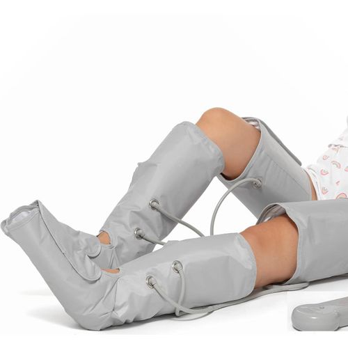 Masseur De Jambe Et Pied Par Compression D¿Air - Pressothérapie À Domicile Pour La Circulation Sanguine - 4 Intensités De Massage - Soulage Les Jambes Lourdes Et Fatiguées - Straße Tech