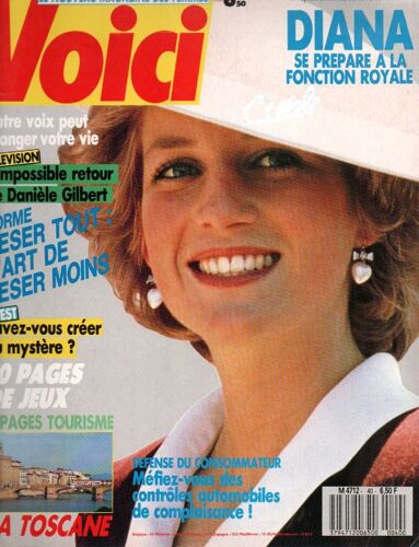 Voici 40 1988 Lady Di/Nicole Croisille/Daniele Gilbert/La Toscane