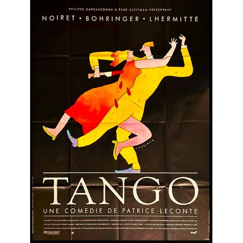 *** Tango De Patrice Leconte - 1993 - Philippe Noiret - Richard Bohringer - Thierry Lhermitte - Affiche Cinéma Originale Pliée - 120 X 160 (Koechlin) - Comme Neuf ***