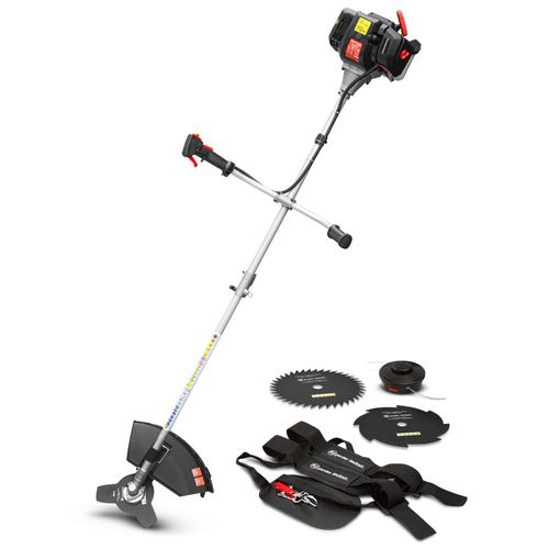 Débroussailleuse thermique 52cc - bobine + 3 lames - Elem Garden DCBT52D-2S22