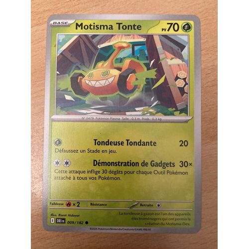 (1220) Motisma Tonte 9/182 Pokemon 